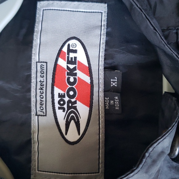 Joe Rocket Motorcycle Jacket Inside Liner Men XL Black Detachable Windbreaker - Picture 9 of 12